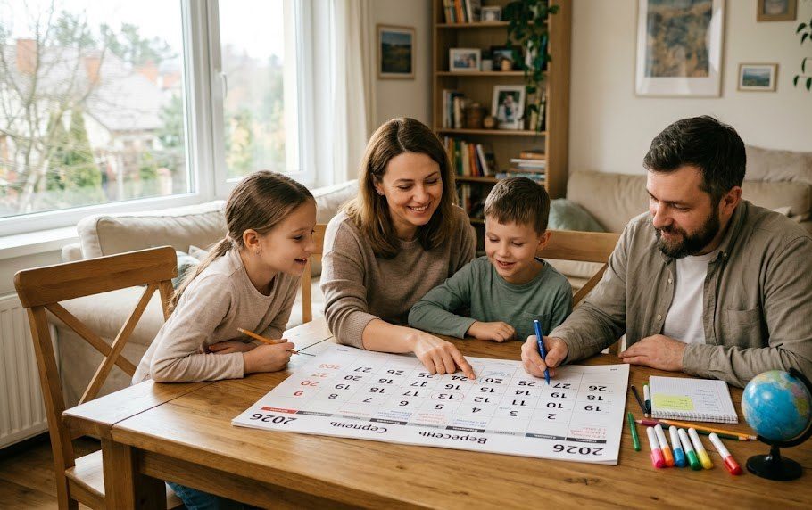 Шкільні канікули 2026/2027: як родині спланувати навчальний рік наперед