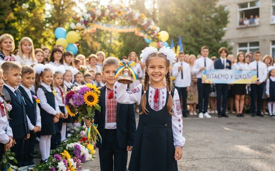 Повний сценарій свята Першого дзвоника: підготовка, хід лінійки, клятва першокласників і адаптація формату до безпекової ситуації.