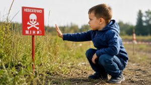 Правила мінної безпеки для дітей: що не можна чіпати, які знаки попереджають про небезпеку, алгоритм дій при знахідці і розмова з дитиною за віком.