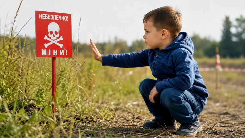 Правила мінної безпеки для дітей: що не можна чіпати, які знаки попереджають про небезпеку, алгоритм дій при знахідці і розмова з дитиною за віком.