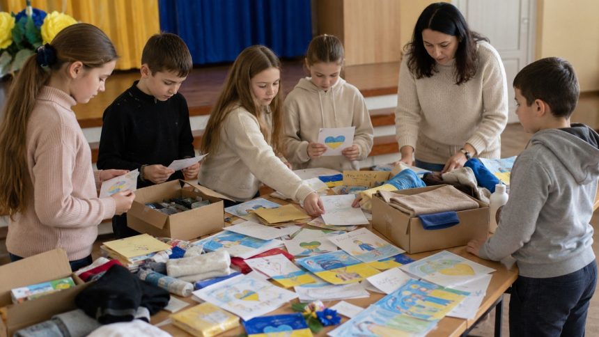 Акція «Малюнки для ЗСУ» у школі від А до Я: як оголосити, які роботи справді потрібні військовим, що писати в листах і через кого передавати.