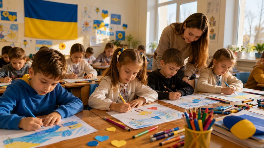 Малюнки для ЗСУ: як організувати акцію в школі