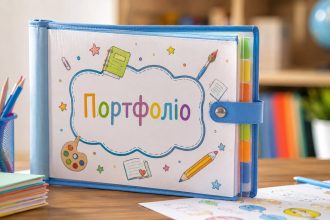 Зразок портфоліо учня початкової школи: сім розділів зі змістом кожного, хто його веде насправді, паперовий чи електронний формат і типові помилки.