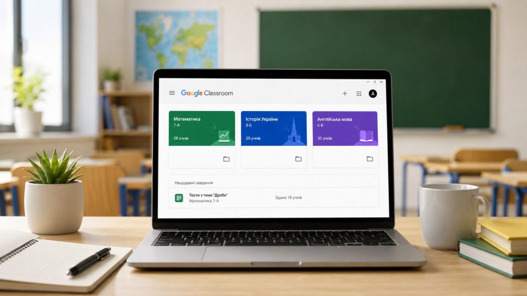 Google Classroom для школи: налаштування за 15 хвилин