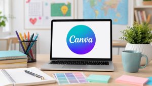 Інструкція з Canva для вчителя: що доступно безплатно, як працювати з шаблонами, десять ідей використання у класі та типові прийоми-прискорювачі.