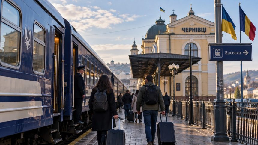 Чернівці — Сучава у 2026 році: чи є прямий поїзд до Румунії, актуальний розклад, ціни на квитки, доступні маршрути та документи для поїздки.