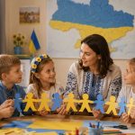 Як розповісти дітям про День Соборності: пояснення за віком, історія Злуки 1919 року і живого ланцюга 1990-го, шкільні формати — від долоньок до ланцюга єдності.