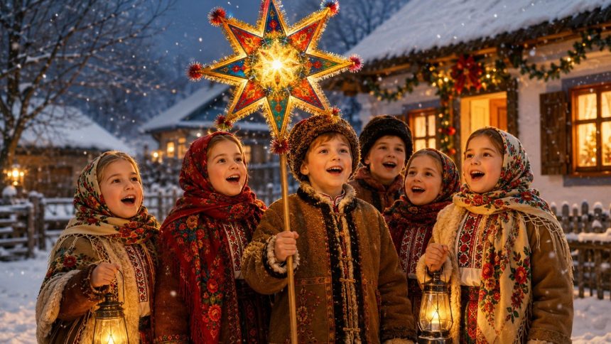 Прості колядки і щедрівки для дітей із текстами, пояснення різниці, нові дати різдвяного циклу і поради, як організувати дитяче колядування.